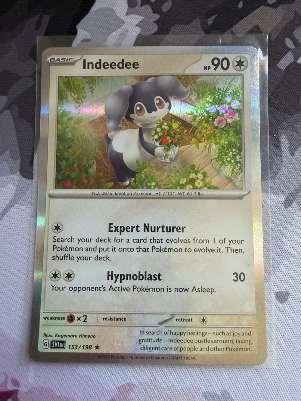 Indeedee Holo Pokémon Card Mini Lot | 2 Holo Cards ✨5/$25✨